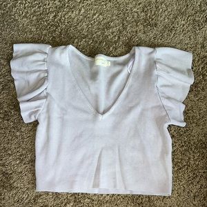 Light lilac cropped top for sale